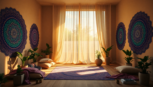 Elevate Your Space: Infusing Spiritual Serenity with Mandala Designs